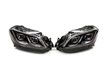 Mercedes GL/GLS class X166 2012-2019 гг. Передние фары Halogen to LED (для переоборудованных авто с GL в GLS, 2 шт.) фото 1
