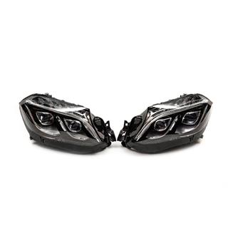 Передние фары Halogen to LED (для переоборудованных авто с GL в GLS, 2 шт.) фото 1
