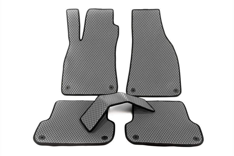Audi A4 B6 2000-2004 гг. Коврики EVA (Серые) Image