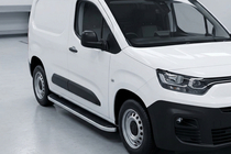 Toyota Proace City 2016- гг. Боковые Подножки Tayga Grey (2 шт., Алюминий) фото 1