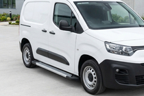 Toyota Proace City 2016- гг. Боковые Подножки New Vision Grey (2 шт., Алюминий) Короткая База фото 1