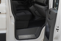 Volkswagen Crafter 2006-2016 гг. Накладки на внутренние пороги (Carmos V2) 3 шт, Carmos - Турецкая сталь фото 1