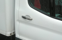 Ford Transit 2014- гг. Хромированные Накладки на Ручки Carmos (Нержавейка) фото 10