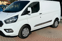 Ford Custom 2013-2022 гг. Дверные молдинги Carmos (5 шт, нержавейка) фото 1
