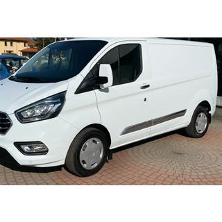 Дверные молдинги Carmos (5 шт, нержавейка) Ford Custom 2013-2022 гг. фото 1