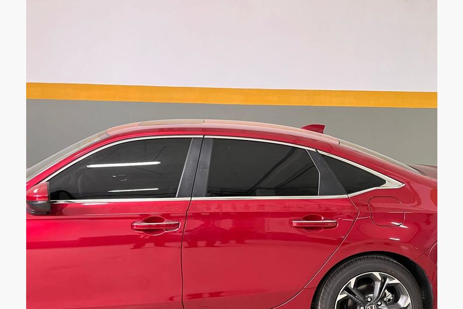 Honda Civic Sedan 2021- гг. Нижние молдинги стекол нержавейка (8 шт) OmsaLine - Итальянская Нержавейка Фото 1