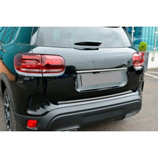 Хромированная накладка над номером (нержавейка) Citroen C5 Aircross 2017-2025 гг. фото 2