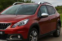 Peugeot 2008 2013-2019 гг. Накладки на Зеркала 2016-2019 (2 шт, Нержавейка) фото 3