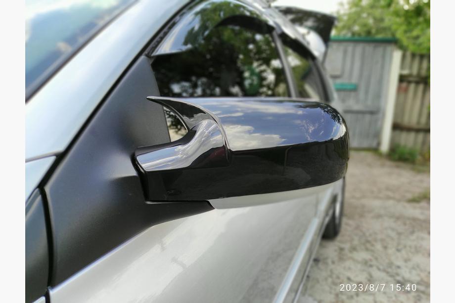 Renault Clio III 2005-2012 гг. Накладки на зеркала в стиле BMW (2 шт) Фото 4
