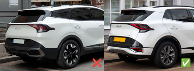 Kia Sportage 2021- гг. Ветровики окон с хромированным молдингом Niken (для SWB, 4 шт.) фото 9