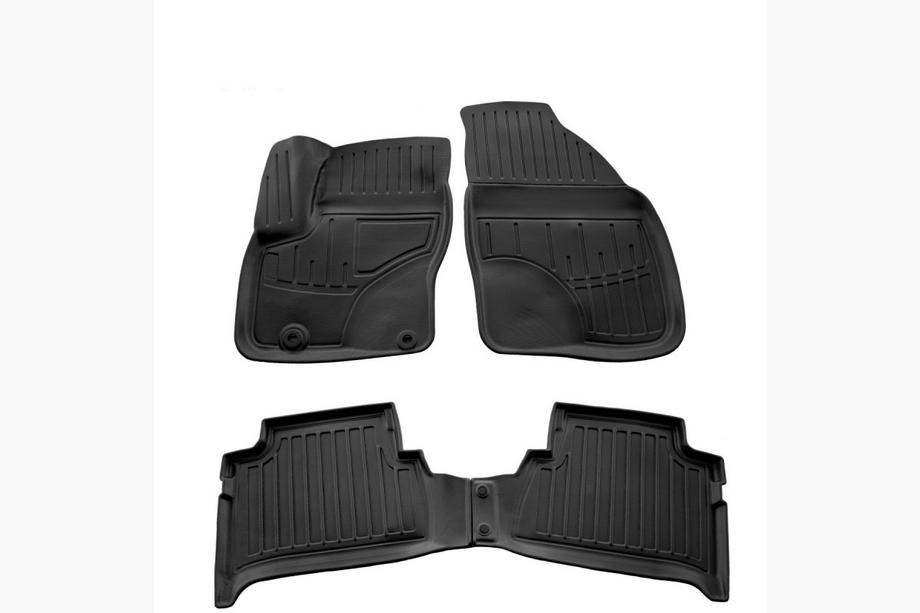 Ford C-Max 2004-2010 гг. Коврики резиновые Stingray 3D (4 шт, полиуретан) Image