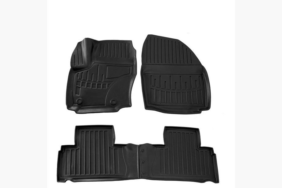 Ford S-Max 2007-2014 гг. Коврики Stingray 3D (OWAL Clips) (4 шт, полиуретан) Image