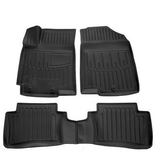 Коврики резиновые Stingray 3D (4 шт, полиуретан) Hyundai Accent 2011-2017 гг.