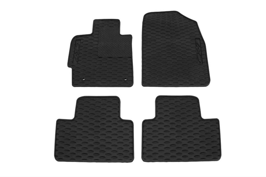 Mazda CX-7 2006-2012 гг. Резиновые коврики 00008BM08 (4 шт, Оригинал) Image