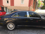Mercedes S-class W221 2005-2013 гг. Накладки на стойки из нержавеющей стали (6 шт.) фото 1