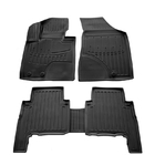 Kia Sorento II XM 2009-2014 гг. Коврики резиновые Stingray 3D 2009-2012 (5 шт, полиуретан) фото 1