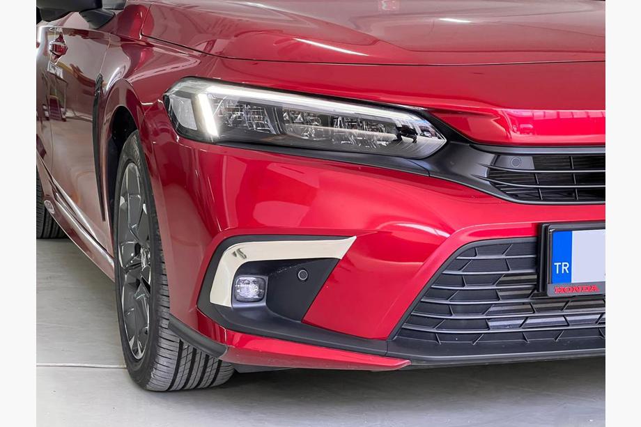 Honda Civic Sedan 2021- гг. Накладки на противотуманные фары (2 шт, нержавейка) Image