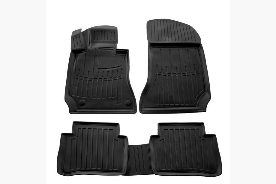 Mercedes E-class W212 2009-2016 гг. Коврики резиновые Stingray 3D (5 шт, полиуретан) Image