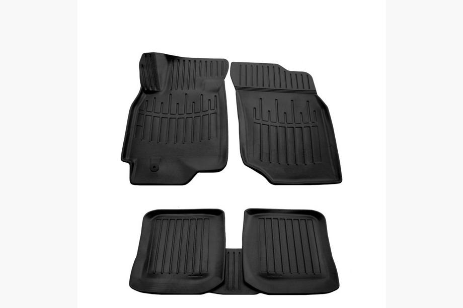 Mitsubishi Lancer 9 2004-2008 гг. Коврики резиновые Stingray 3D (5 шт, полиуретан) Image