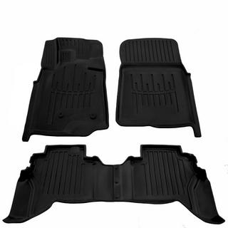 Коврики резиновые Stingray 3D (4 шт, полиуретан) Mitsubishi Pajero Wagon IV 2006-2021 гг.