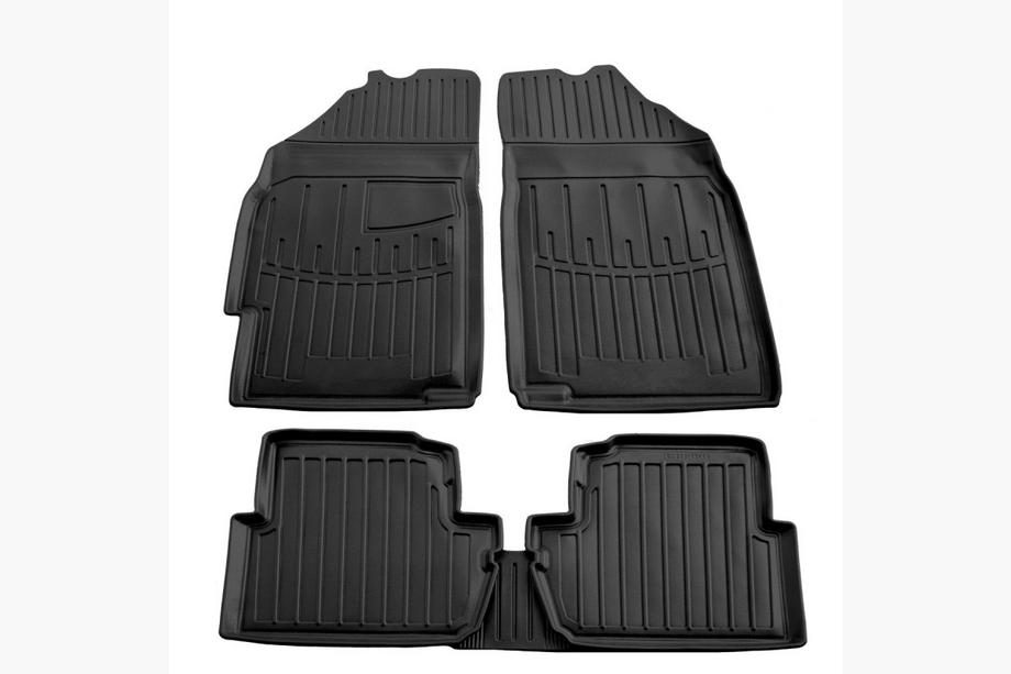 Daewoo Matiz 2009-2015 гг. Коврики резиновые Stingray 3D (5 шт, полиуретан) Image