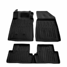 Renault Clio III 2005-2012 гг. Коврики резиновые Stingray 3D (5 шт, полиуретан) фото 1
