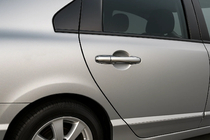 Honda Civic Sedan VIII 2006-2011 гг. Хромированные Накладки на Ручки (4 шт., Нержавейка) фото 2