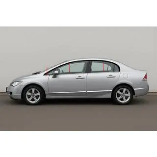 Нижние молдинги окон нержавейка (6 шт) Honda Civic Sedan VIII 2006-2011 гг. фото 1