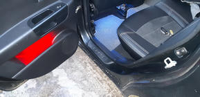 Kia Ceed 2007-2012 гг. Накладки на пороги OmsaLine (4 шт., нержавейка) фото 8