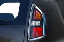 Kia Soul I 2008-2013 гг. Хромированные накладки на задние фонари (2 шт, нержавейка) фото 1