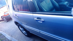 Mercedes ML W163 1997-2005 гг. Хромированные Накладки на Ручки (4 шт) Libao - ABS пластик фото 3