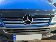 Mercedes Sprinter W901/902/903/904/905 1995–2006 гг. Широкие накладки на решетку (2002-2006, 6 частей, нержавейка) фото 2